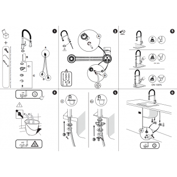 Nobili mischer Spüle Küche New Road RD00113/1CR