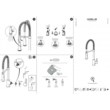 Nobili mischer Spüle Küche New Road RD00113/1CR