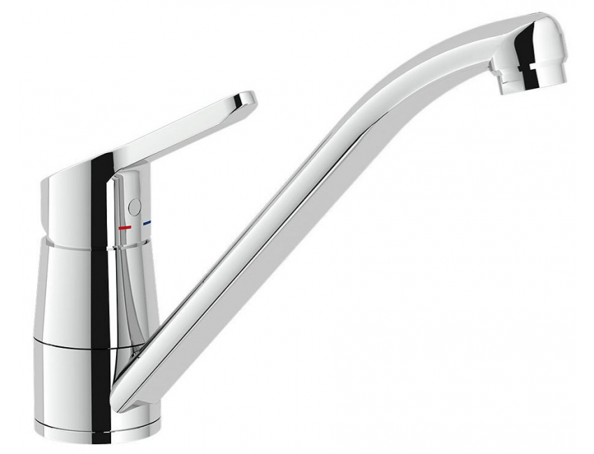 Nobili miscelatore lavello cucina con bocca girevole New Road RD00123/1T7CR