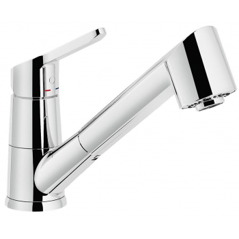 Nobili mischer Spüle Küche mit Schwenkbarer Auslauf New Road T7 RD00123/1T7CR