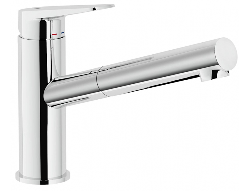 Nobili miscelatore lavello cucina con doccia estraibile Sky SY97117CR