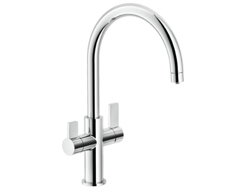 Nobili miscelatore lavello cucina con acqua filtrata FL96824/3VCR