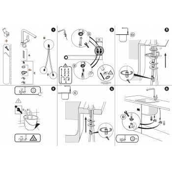 Nobili miscelatore lavello cucina sottofinestra Flag FL96114CR