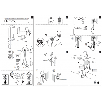 Nobili mischer Spüle Küche unter fenester Flag LV00113/70CR