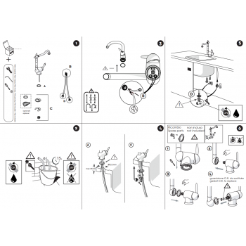 Nobili miscelatore lavello cucina sottofinestra Antica AT18513/4CR