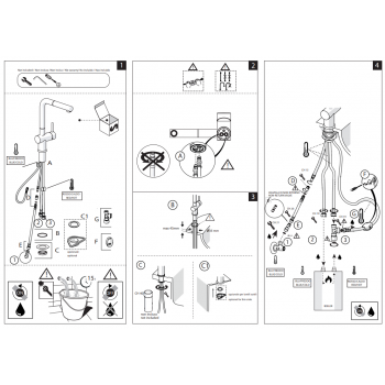 Nobili mischer Niederdruck Spüle Küche BPLV113CR