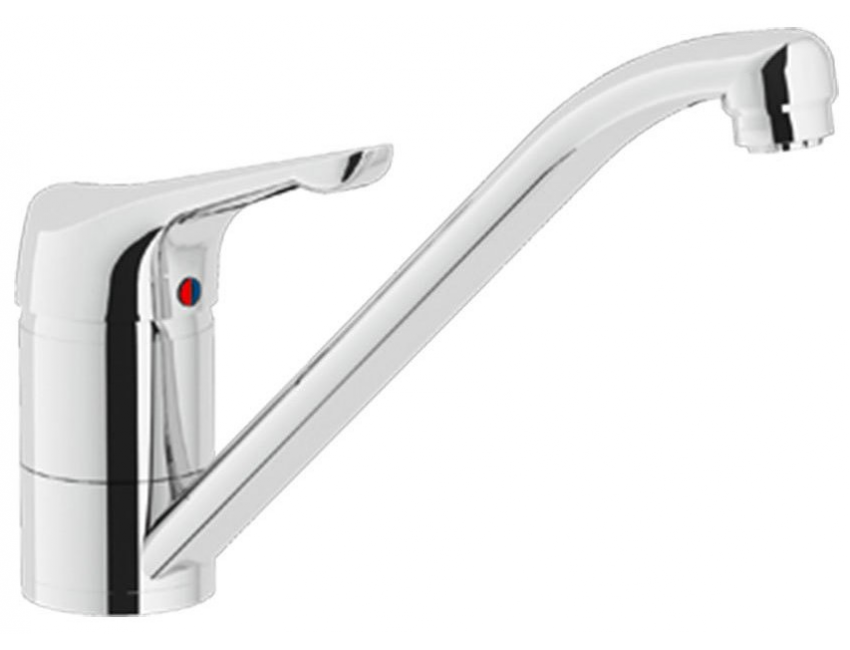 Nobili miscelatore bassa pressione lavello cucina con bocca girevole BP11113/1-SCR
