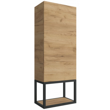 Mobile bagno a terra da 120 cm in rovere chiaro con lavabo Veneto