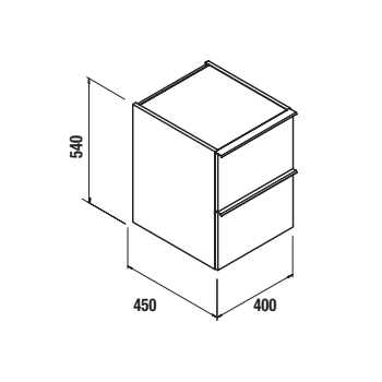 Badezimmer Badmöbel 80 cm aus eiche hell mit Waschtisch