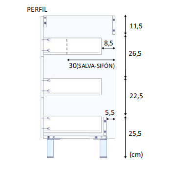 Badezimmerschrank auf dem boden 80 cm Glänzend weiß mit spiegel