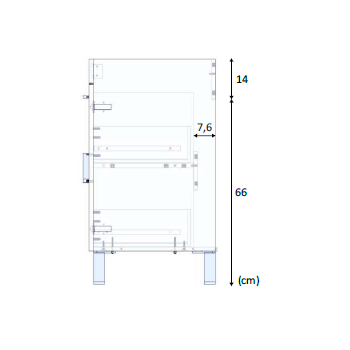 Badezimmerschrank 3 Schubladen auf dem boden 80 cm Glänzend weiß mit spiegel