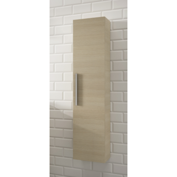 Colonna bagno sospesa 1 anta Rovere chiaro