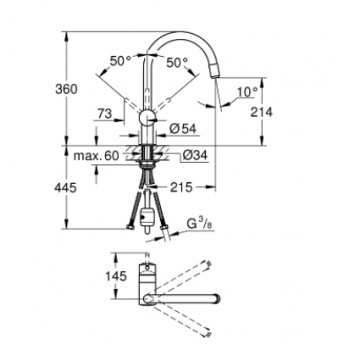 Grohe Miscelatore per lavello Minta 32918000