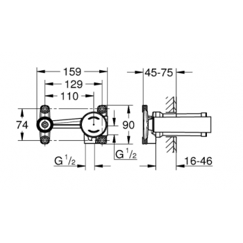 Grohe Corpo incasso per miscelatori monocomando 23571000
