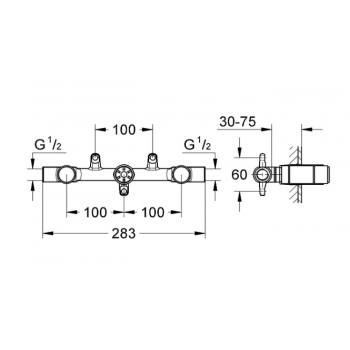 GROHE MISCELATORE BIDET EURODISC COSMO