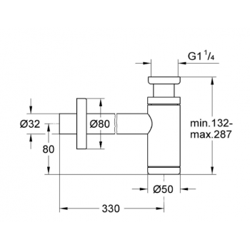 Grohe Sifone a bottiglia 28912000