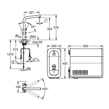 Grohe Blue Home Rubinetto per lavello 31454001