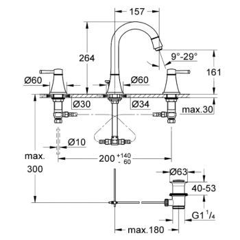 GROHE MISCELATORE BIDET EURODISC COSMO