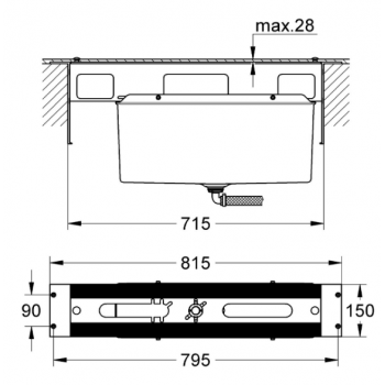 Grohe Scatola di drenaggio 29037000
