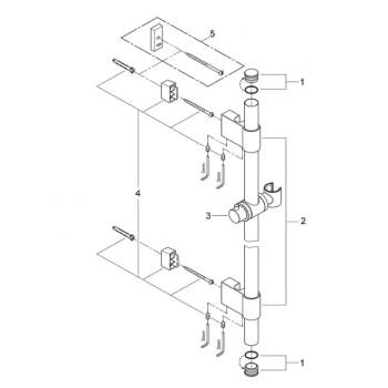 Grohe Rainshower Asta doccia 600 mm 28797001