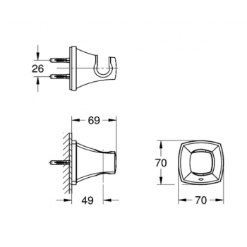 GROHE MISCELATORE BIDET EURODISC COSMO