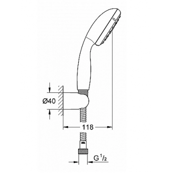 GROHE MISCELATORE BIDET EURODISC COSMO