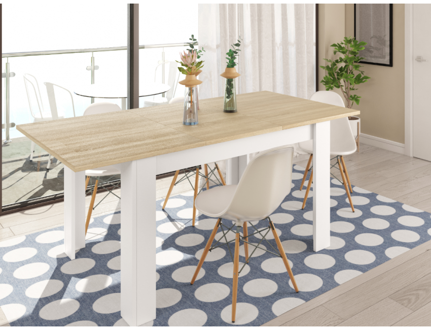 Settimino 45 cm bianco frassinato