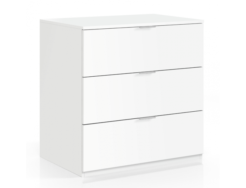 Comò bianco 3 cassetti