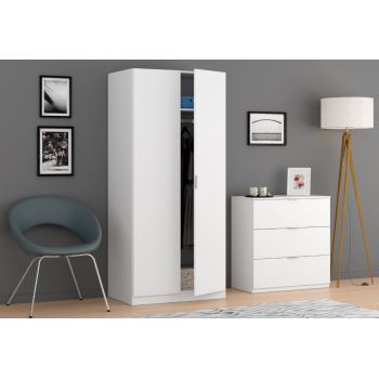 Settimino 45 cm bianco frassinato