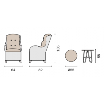 SET AGRA SALOTTO ESTERNO GIARDINO POLTRONE TAVOLINO CUSCINI COMPLETO