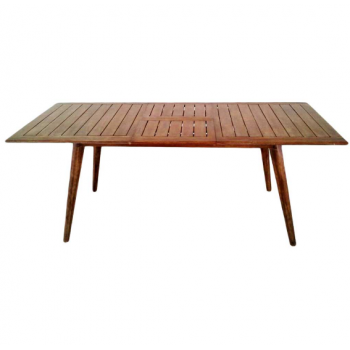 Tisch Ravello 150x90 cm ausziehbar in Aluminium