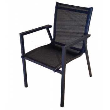 Sedia Calipso tortora