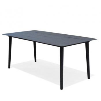 Tavolo Capalbio 180x90 cm in alluminio antracite