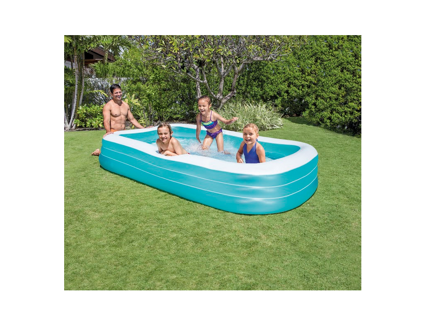 Piscina gonfiabile 3 anelli Intex
