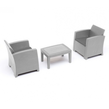 SET BIRRERIA GIARDINO TAVOLO 2 PANCHE PIANO IN LEGNO NATURALE STRUTTURA IN FERRO ESTERNO ARREDO