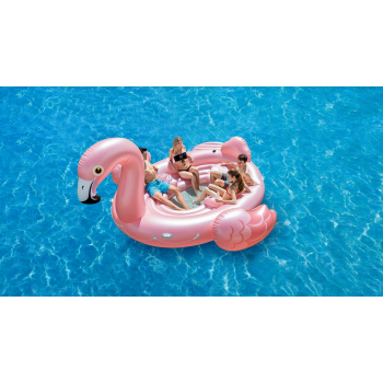 Fenicottero gonfiabile party island galleggiante Intex