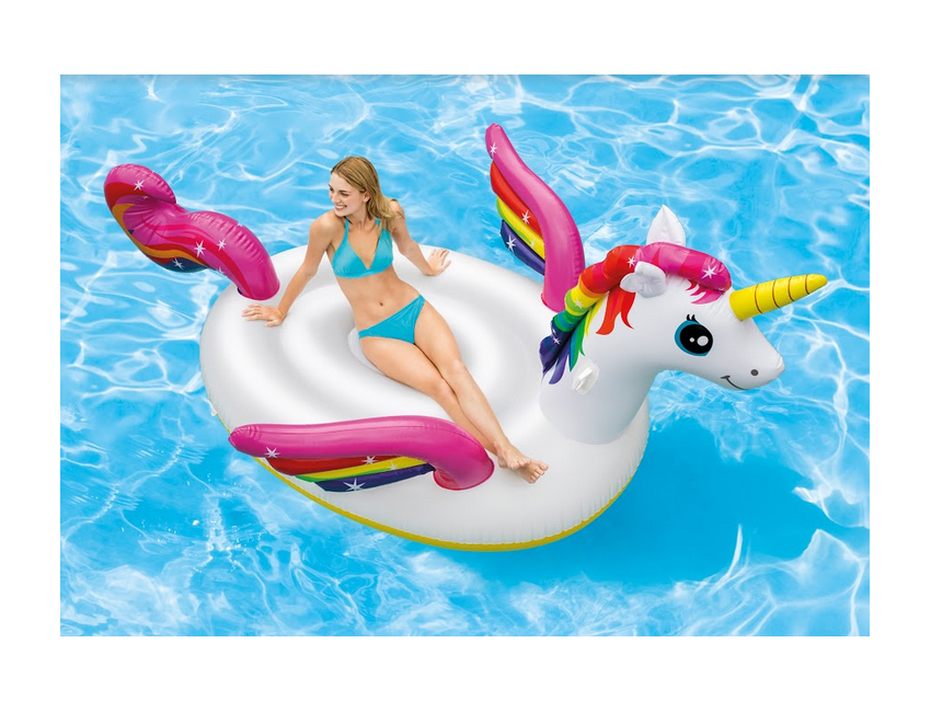 Unicorno gonfiabile e galleggiante Intex