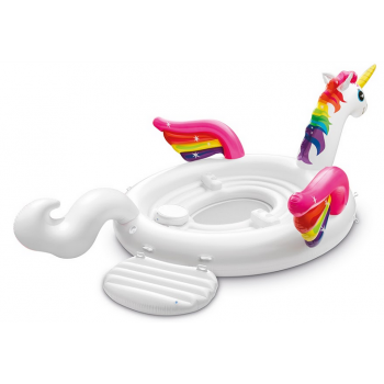 Unicorno gonfiabile e galleggiante Party Island Intex