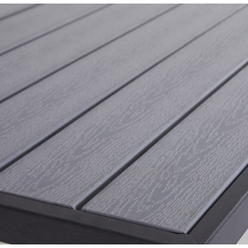 SET BIRRERIA GIARDINO TAVOLO 2 PANCHE PIANO IN LEGNO NATURALE STRUTTURA IN FERRO ESTERNO ARREDO