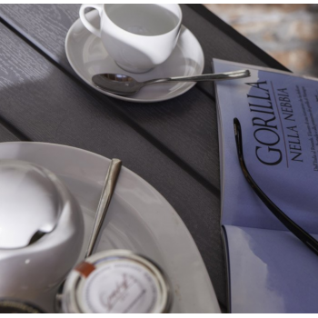 Set Elettra pieghevole in polywood