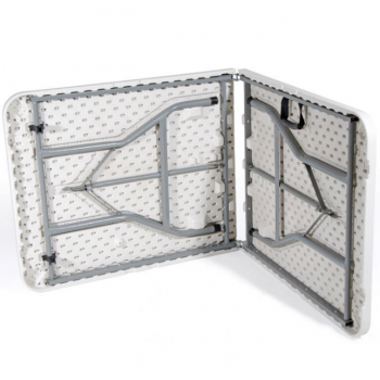 Tavolo set birreria pieghevole in HDPE bianco