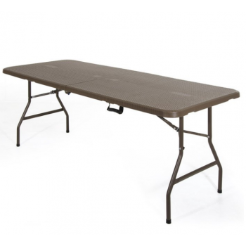 SET BIRRERIA GIARDINO TAVOLO 2 PANCHE PIANO IN LEGNO NATURALE STRUTTURA IN FERRO ESTERNO ARREDO