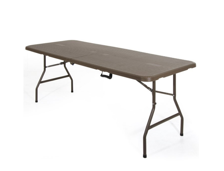 SET BIRRERIA GIARDINO TAVOLO 2 PANCHE PIANO IN LEGNO NATURALE STRUTTURA IN FERRO ESTERNO ARREDO