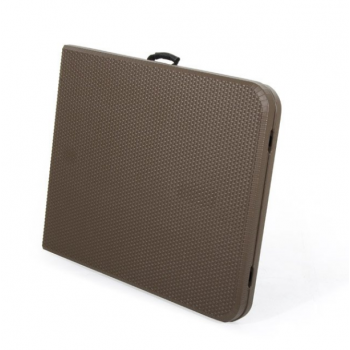 Tavolo set birreria pieghevole in HDPE marrone