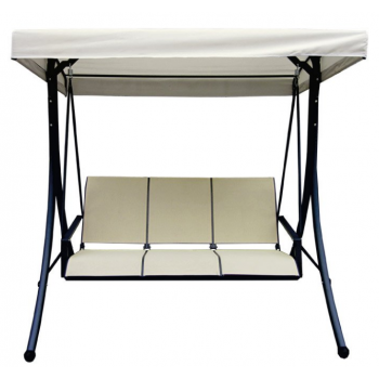 Dondolo 3 posti Amalfi Beige con tettuccio