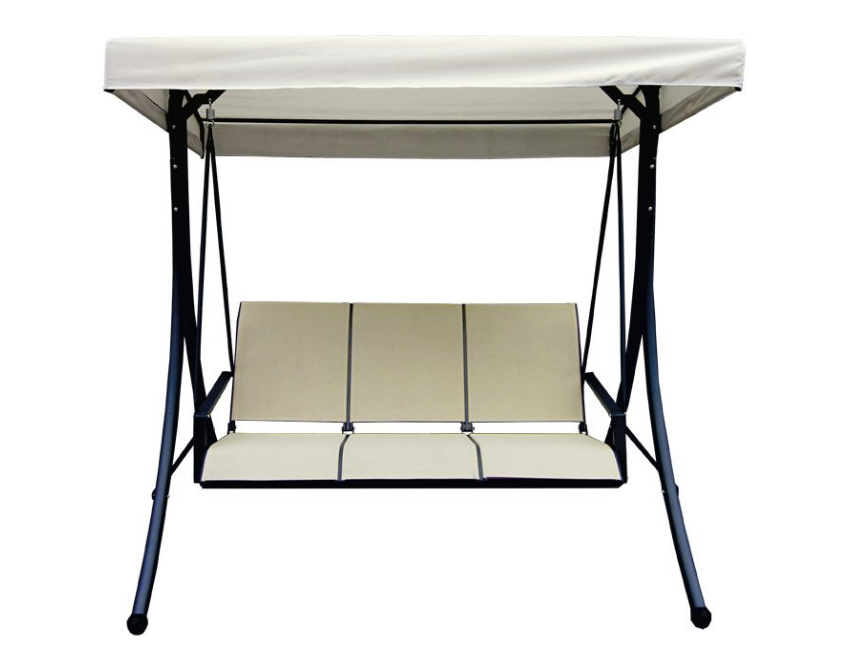 Dondolo 3 posti Amalfi Beige con tettuccio