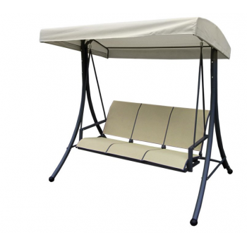 Dondolo 3 posti Amalfi Beige con tettuccio