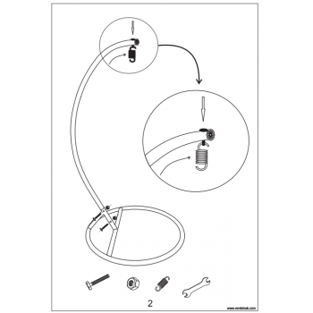 Dondolo Panama marrone