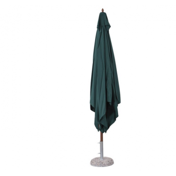 Ombrellone 3x2 m verde in legno