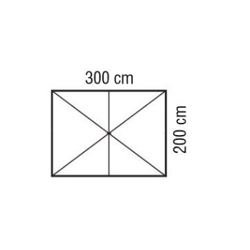 Ombrellone Antares 3x3